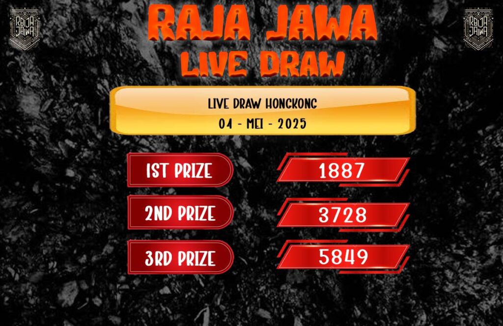 Live Draw Togel Hongkong 04 Mei 2025 Dari Raja Jawa