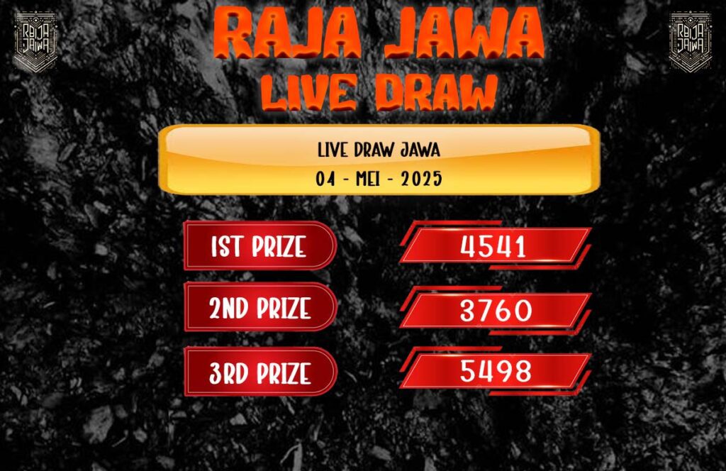 Live Draw Togel Jawa 04 Mei 2025 Dari Raja Jawa