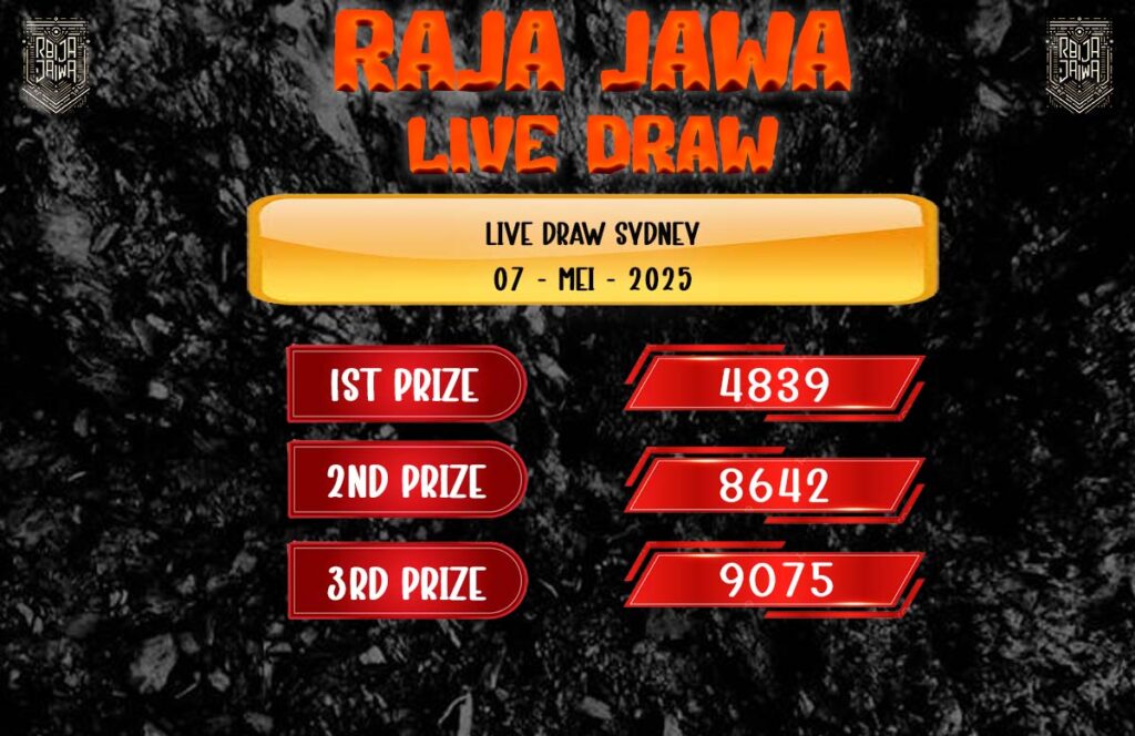 Live Draw Togel Sydney 07 Mei 2025 Dari Raja Jawa